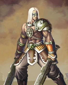 Conquer Online Trojan class - dual-wielding warrior with Cyclone and Hercules skills