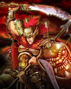 Classic Conquer Online Warrior class - melee combat specialist with heavy armor and shields