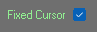 Fixed cursor placeholder
